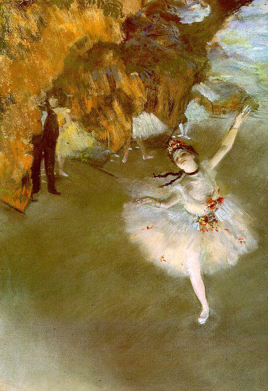 エドガー・ドガ作『舞台の踊り子』パリ・オルセー美術館蔵